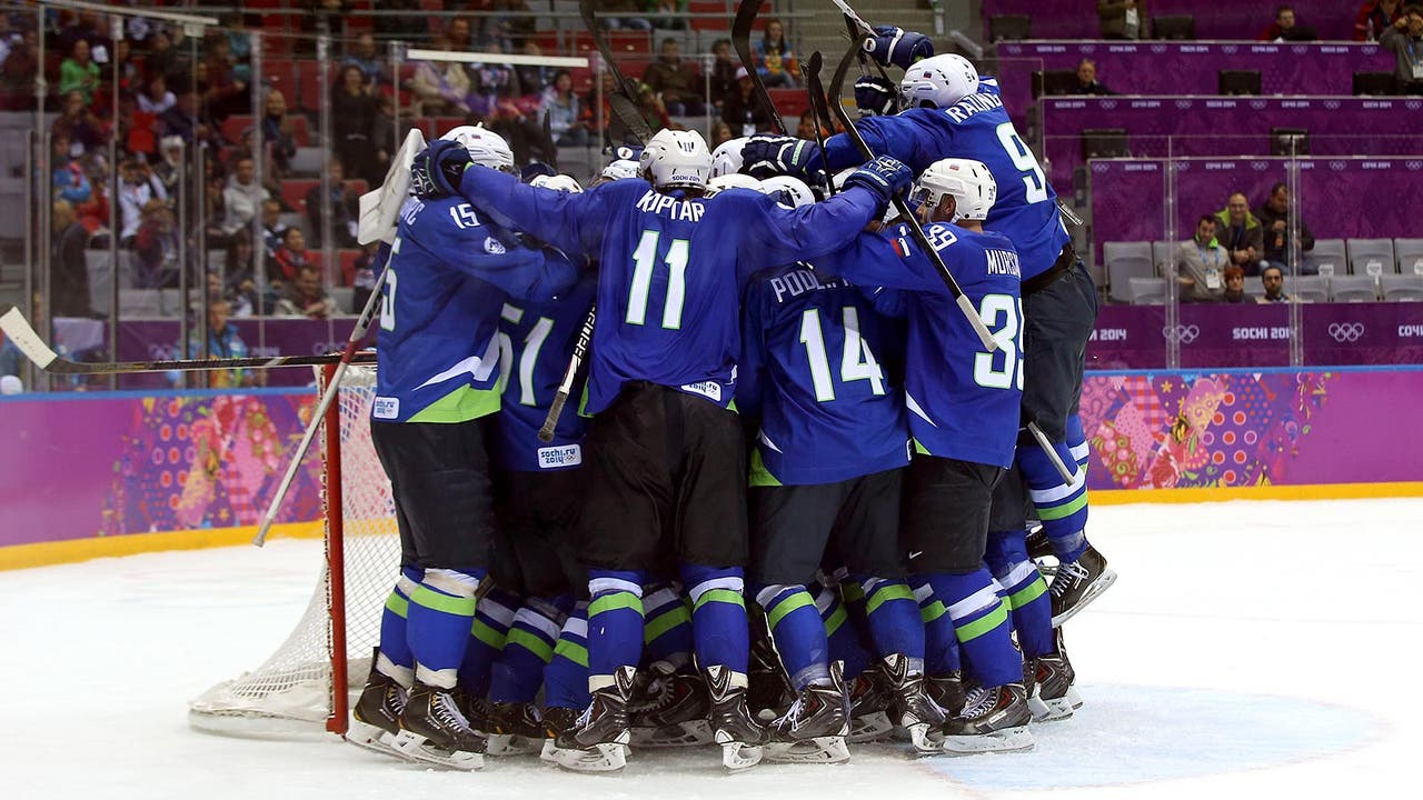 Slovenia routs Austria 4-0, will face Sweden in hockey quarterfinals